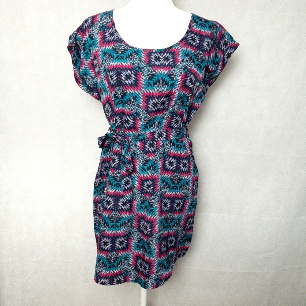 Multicolor print dress